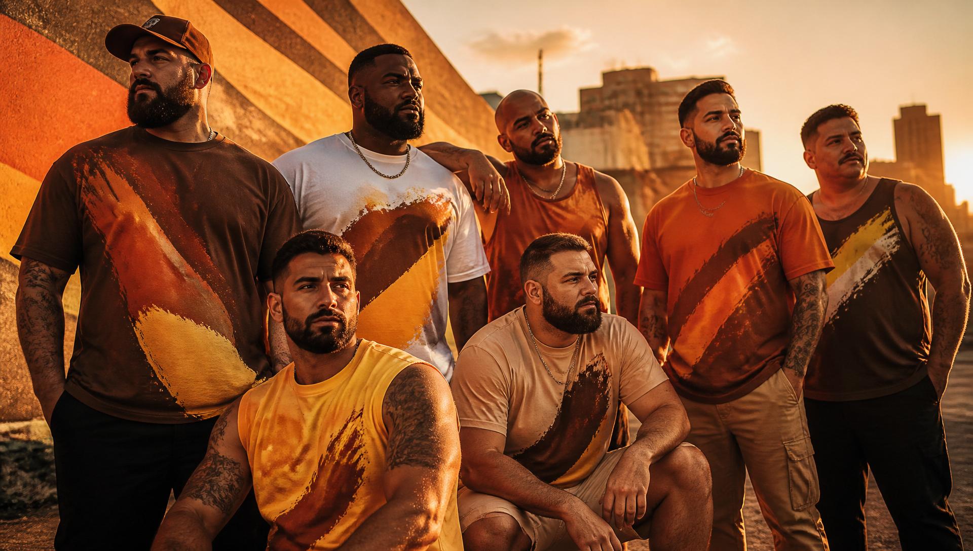 Bear community crew in urban streetwear